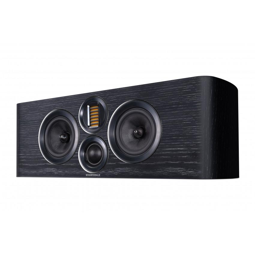 Wharfedale Evo 4C (BLACK) 3 YEARS WARRANTY, CENTER, LOUDSPEAKER, SPEAKER, HOME CINEMA, MAGNETIC GRILLE, DTS, DOLBY, ATMOS, LARGE, 3WAY, DIALOGUE, SURROUND, EFFECT