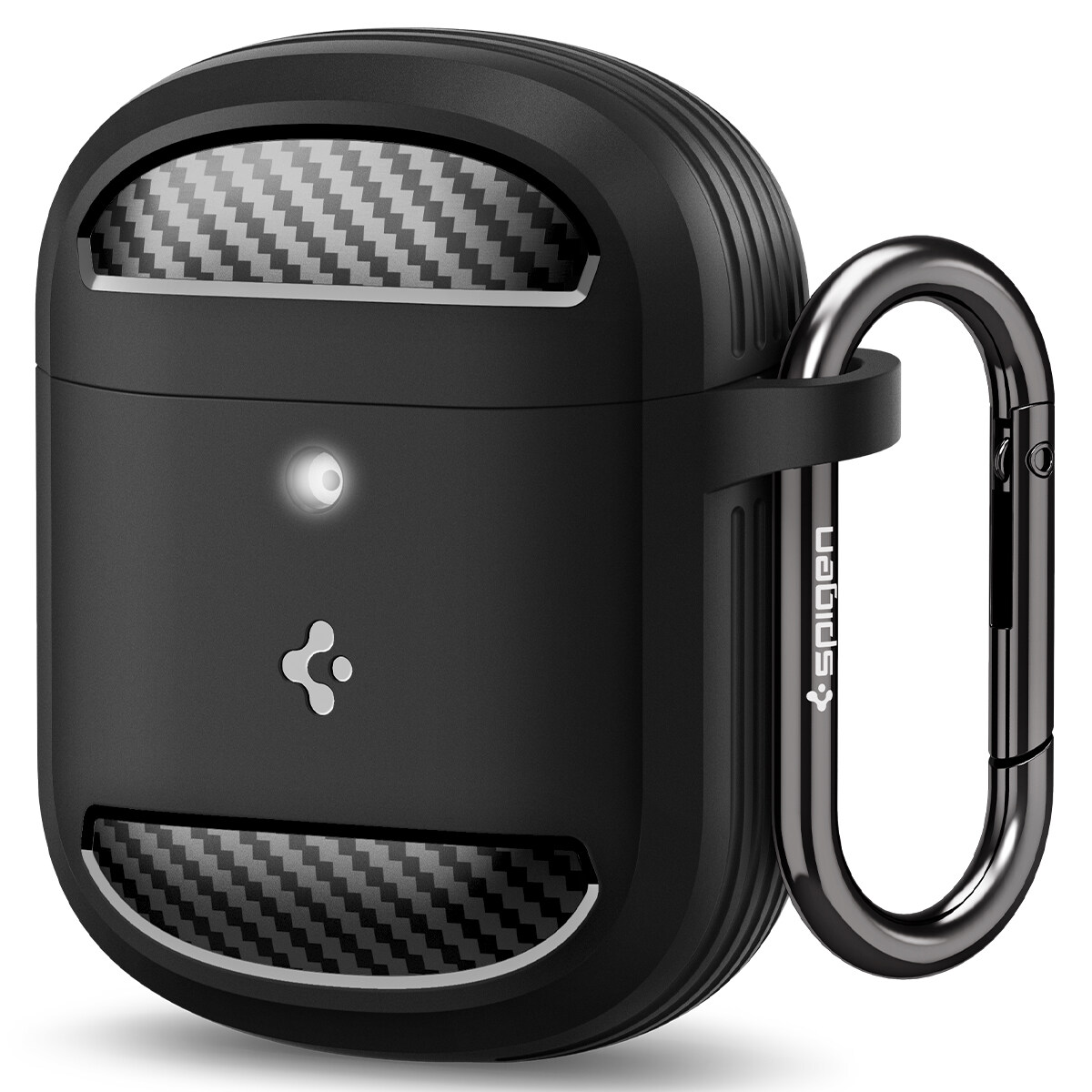 SPIGEN Case for Pixel Buds Pro [Rugged Armor] Jam-Packed Protection in Sleek Carbon Fiber Design / Pixel Buds Pro Case / Pixel Buds Pro Casing / Google Pixel Buds Pro Case
