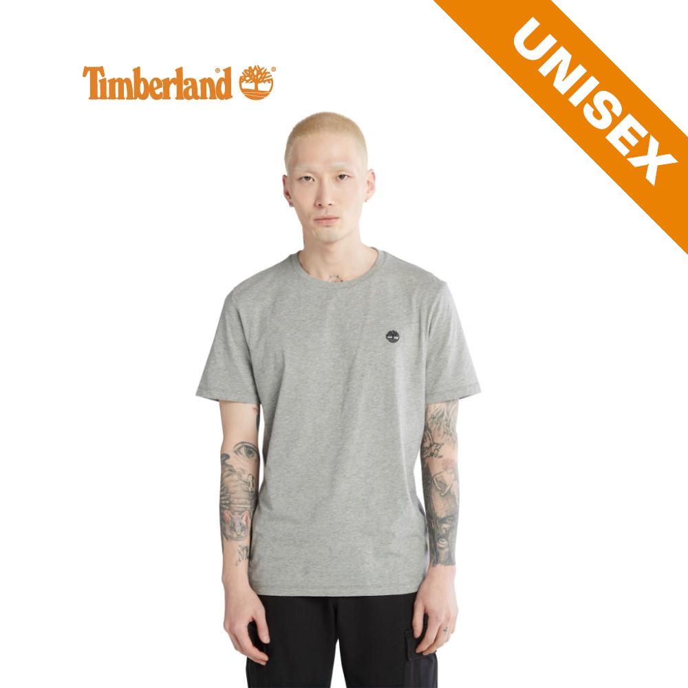 Timberland All Gender Logo T-Shirt Medium Grey Heather