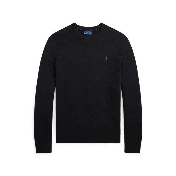 Polo Ralph Lauren Slim Textured-Knit Washable Wool Sweater (MNPOSWE16821255001)