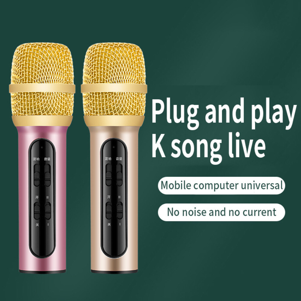 Portable mini wireless bluetooth mobile phone karaoke microphone microphone for iOS Android Smart TV