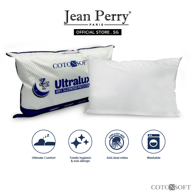 CotonSoft UltraLux Pillow I Washable Pillow I Support Pillow I Soft Pillow I Hotel Pillow I Fiber Pillow