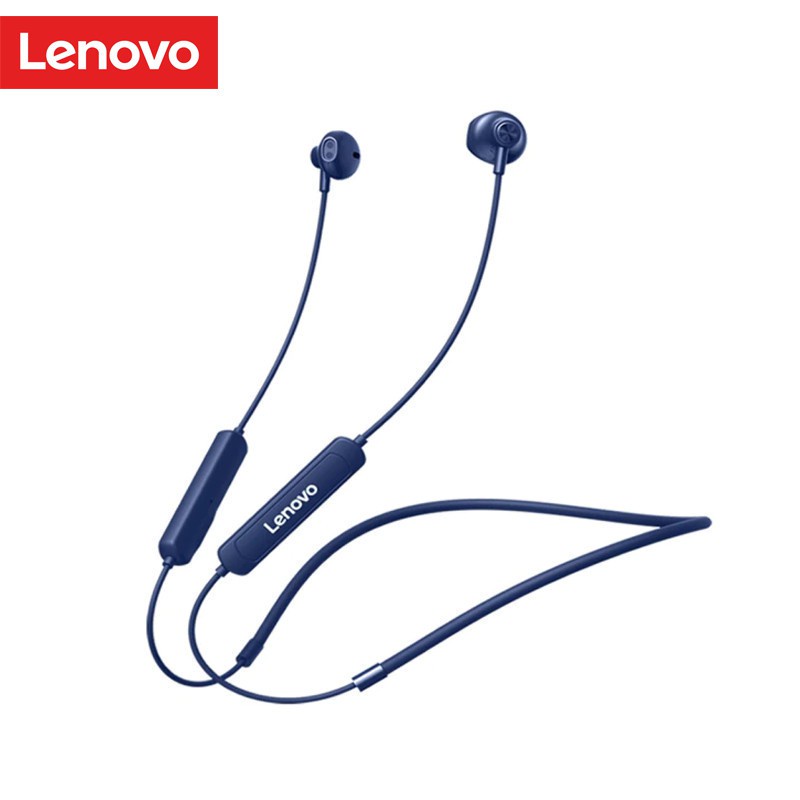 Lenovo SH1 Neckband Sports Bluetooth 5.0 Earphone True Wireless Earbuds Headset Handfree 5.0 IPX5 Long Battery TWS Headset with mic audio earpieces Headphone Microphone Audio