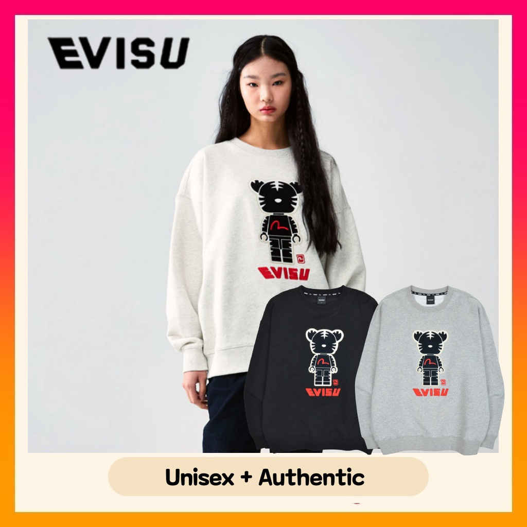 EVISU KOREA Common Tiger Overfit Sweatshirt
