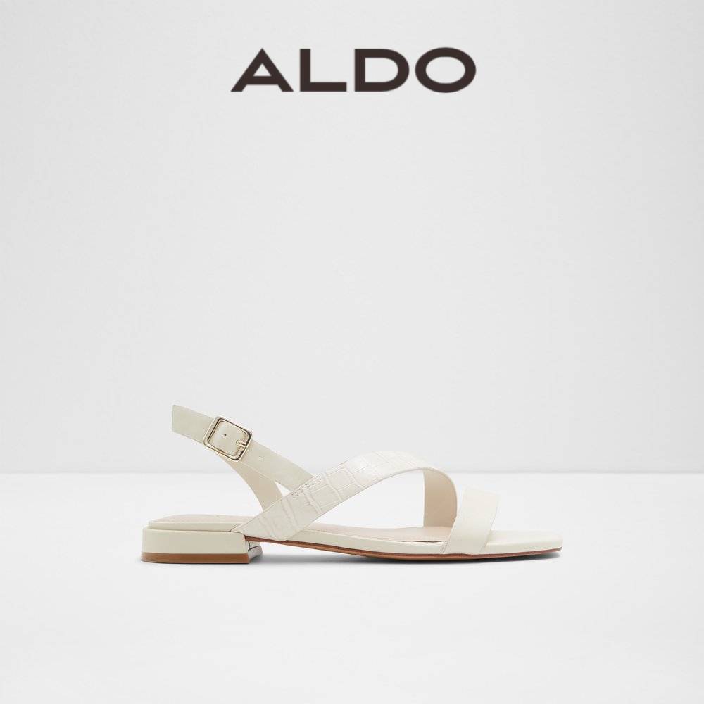 ALDO EDARDONI Women Round Toe Buckle Closure Two Piece Heeled Sandal
