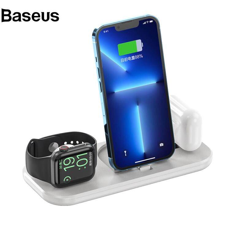 Baseus JJT-A32 3 in 1 Wireless Charger Multi-Function Portable Charging Stand Folding Charging Dock for iPhone iWatch AirPods