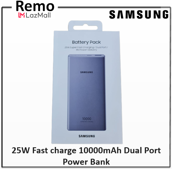 Samsung 25W Super Fast Charging Battery Pack (Power Bank) 10,000mAh Dual port