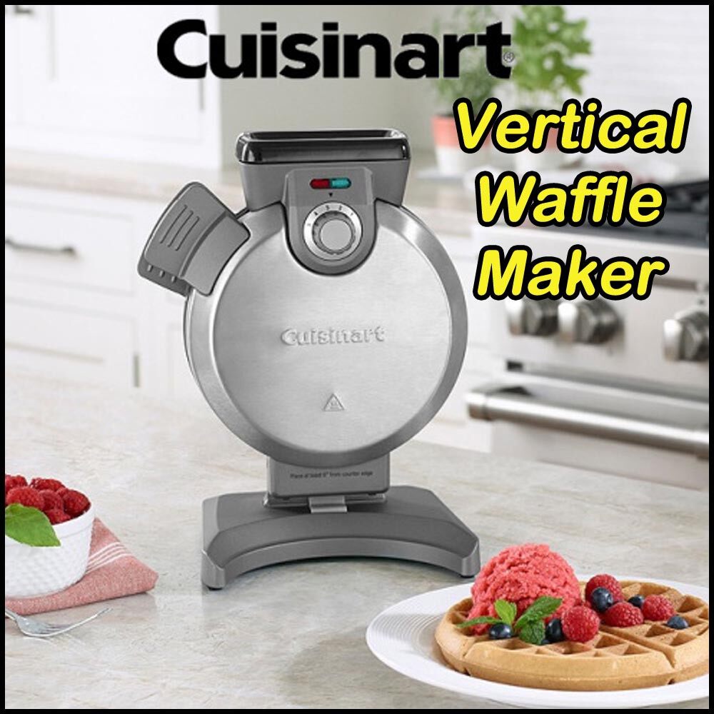 Cuisinart WAF-V100KR Vertical Waffle Maker Pan Kitchen Cooker Baking