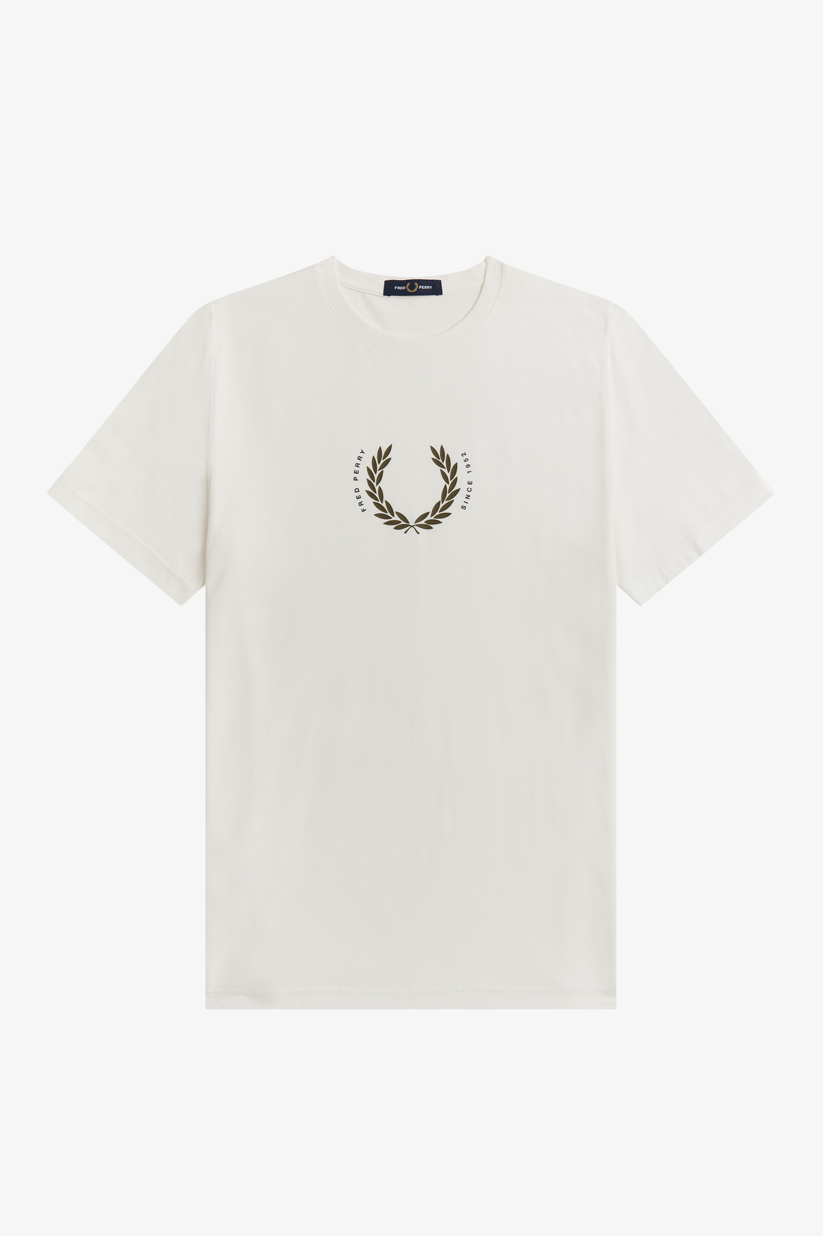 Fred Perry M2665 Laurel Wreath T-Shirt - (Snow White)