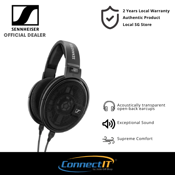 Sennheiser HD660S Open-Back Dynamic Headphones (2 Years Local Warranty)