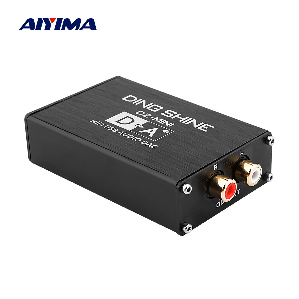 AIYIMA ES9018K2M Audio Decoder DAC HIFI USB Sound Card Decoding Support 32Bit 384kHz For Power Amplifier Home Theater RCA Output