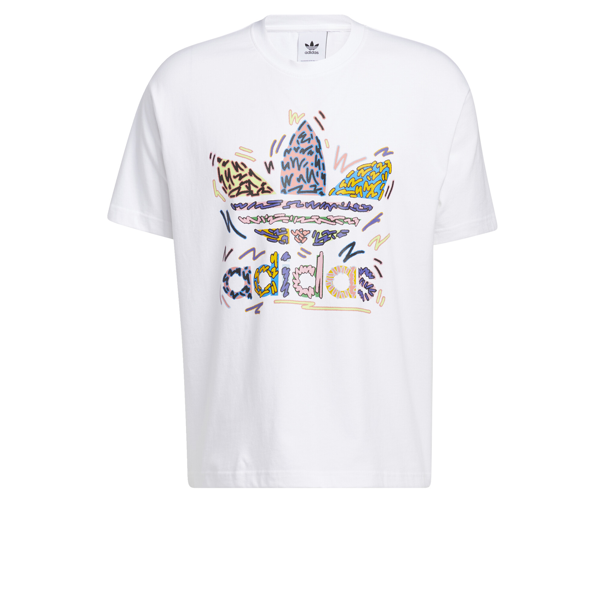 adidas ORIGINALS Love Unites Trefoil T-Shirt (Gender Neutral) Unisex White HC3076