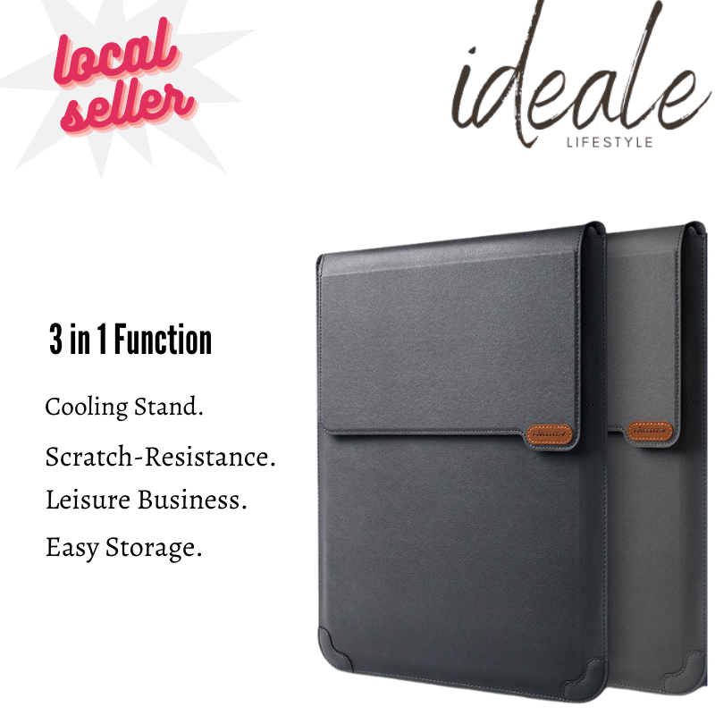Nillkin 3-in-1 Versatile Laptop Sleeve for Macbook Air, MacBook Pro, RedmiBook, Huawei Matebook