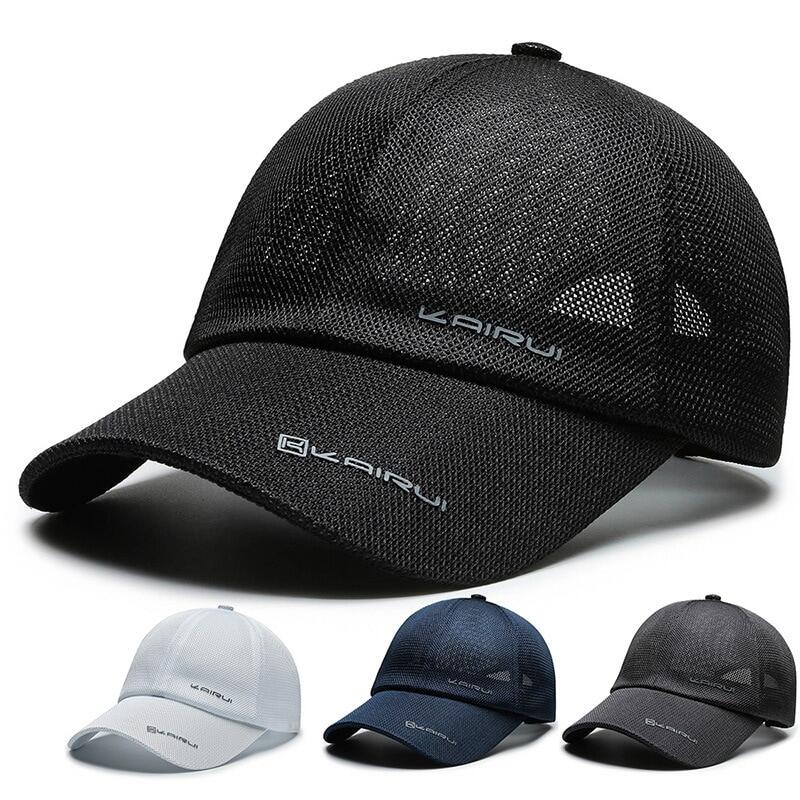 New Fashion Baseball Cap Men's Spring Shade Sun Protection Hats Outdoor Sports Breathable Fashion Mesh Caps
