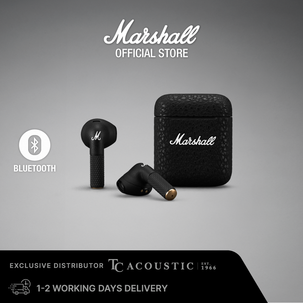 Marshall Minor III True Wireless Bluetooth Earbuds With Microphone