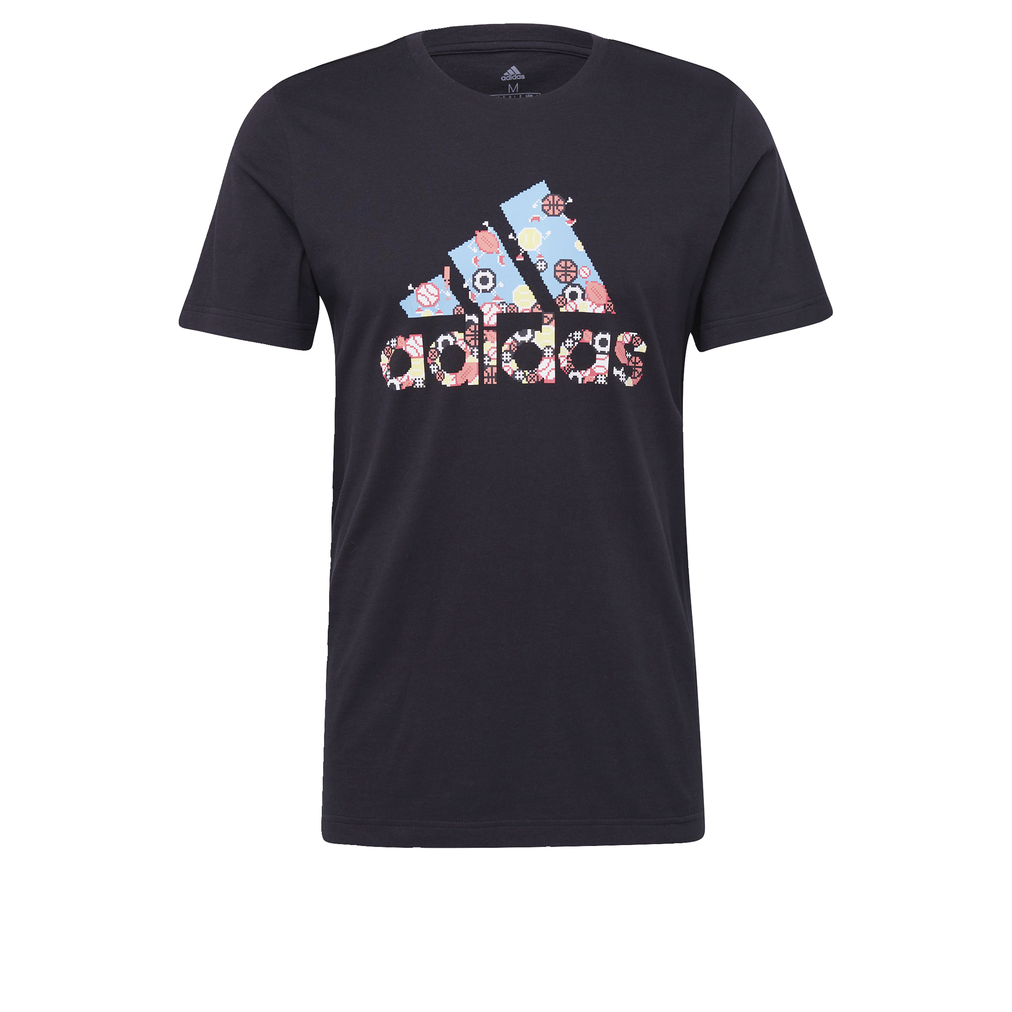 adidas 8-Bit Badge of Sport Tee Men Black FN1745