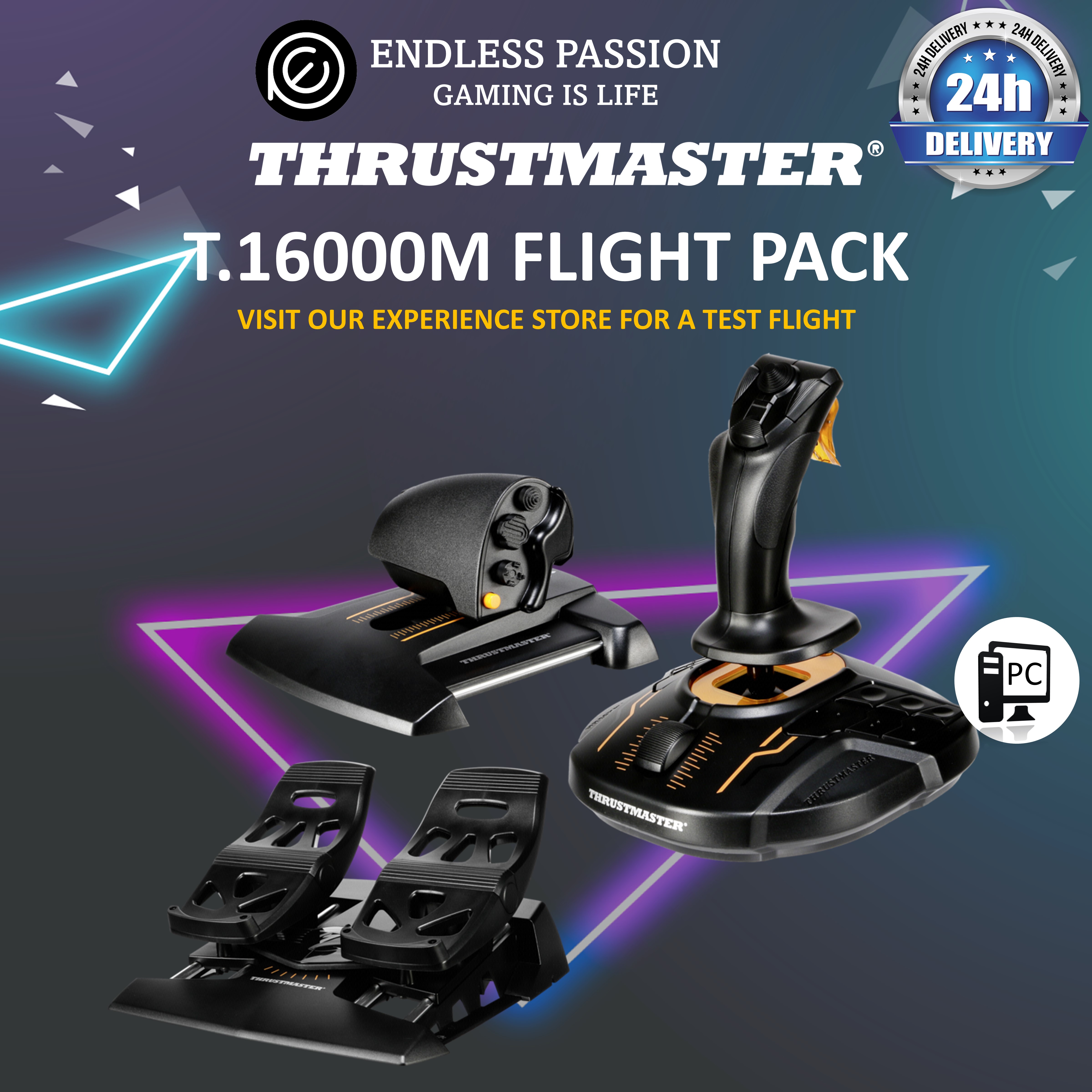 Thrustmaster T.16000M Flight Pack