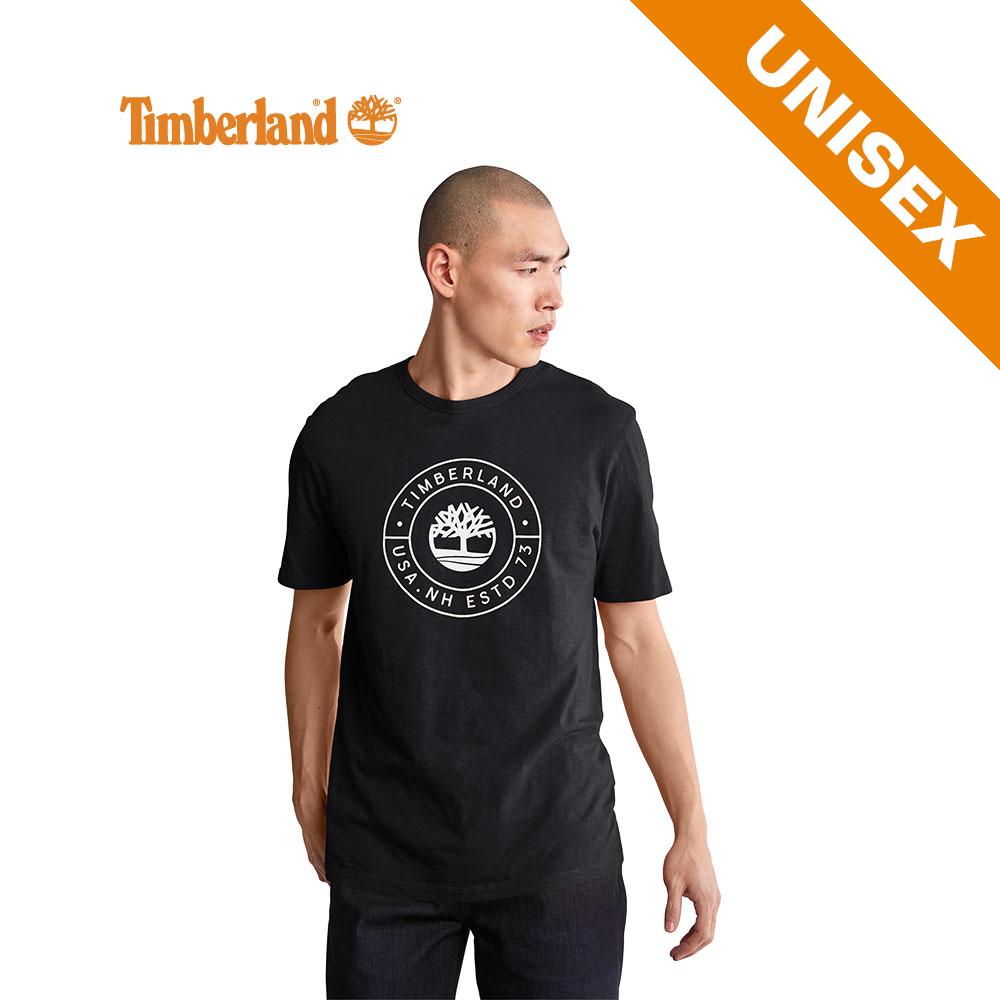 Timberland All Gender Outdoor Heritage Front-Graphic Slub T-Shirt Black