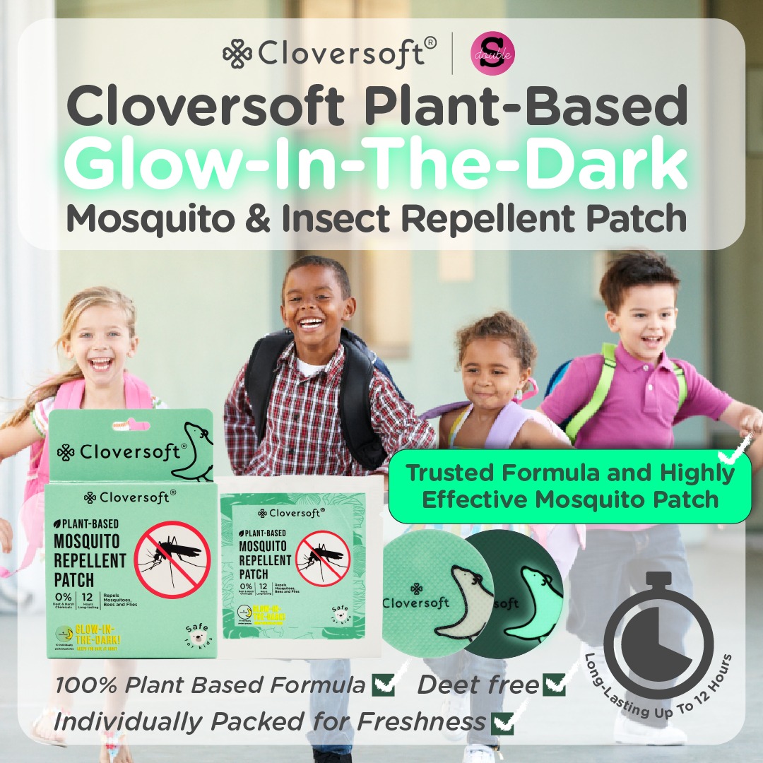 Cloversoft Mosquito Repellent Patch (1/5/10/20 boxes) (Glow-in-the-dark)