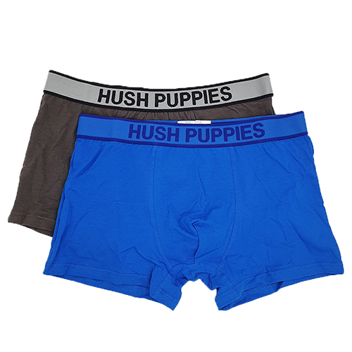HUSH PUPPES 2PCS MEN BOXER BRIEFS | COTTON ELASTANE | #039302