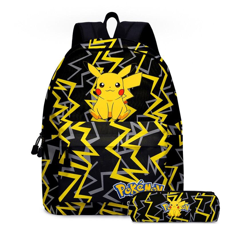 Pokemon School Bags Backpacks Pikachu Anime Figures Kids Bags Big Capacity Travel Bag Girls Boys Christmas Gifts