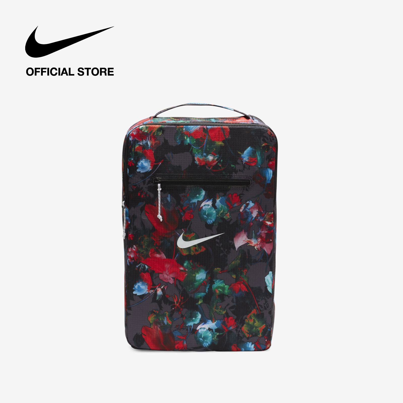 Nike Unisex Printed Stash (13L) Shoe Bag - Black