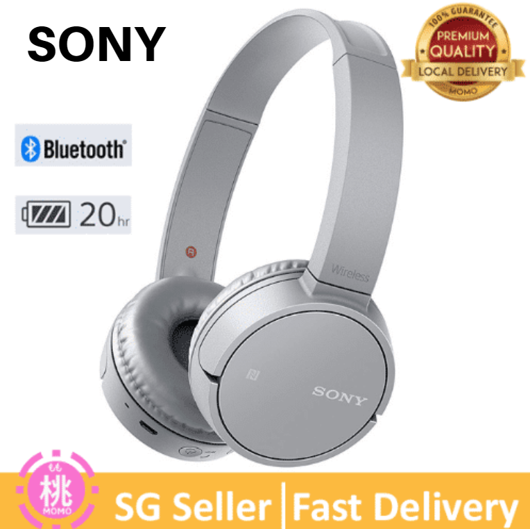 Sony Headphones WH-CH500 Wireless Headphones, Bluetooth, NFC On-Ear with 20 hours Battery Life - CH500