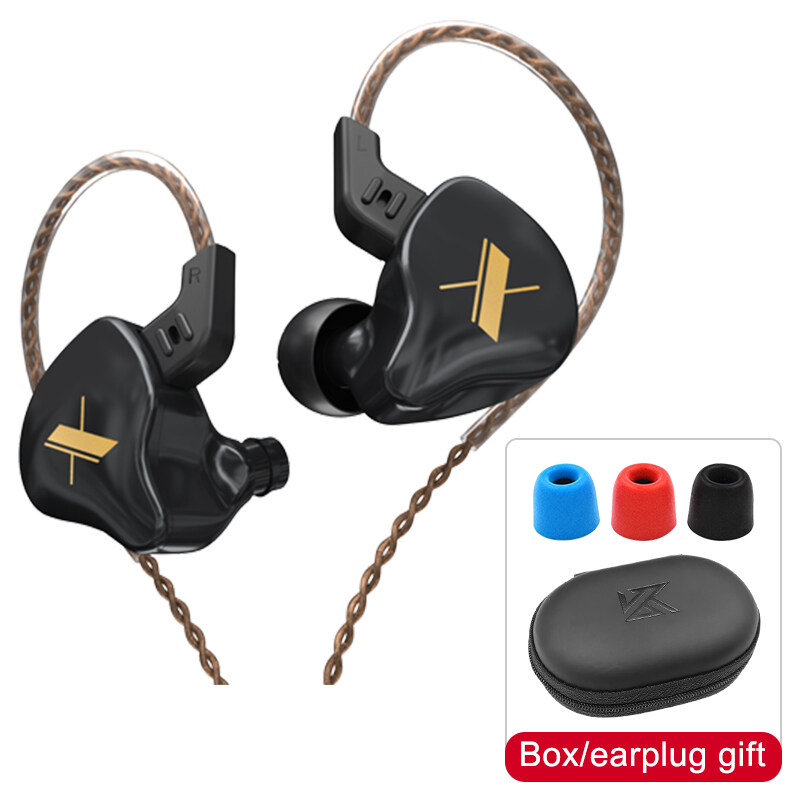 KZ EDX 1DD HiFi In-Ear Earphone Monitor Bass Music Headphones Gaming Speaking Earbuds Sport Noise Cancelling Headset KZ ZSX ZAX ZS10 PRO ZSN PRO ZST Pro ZS3 ED12