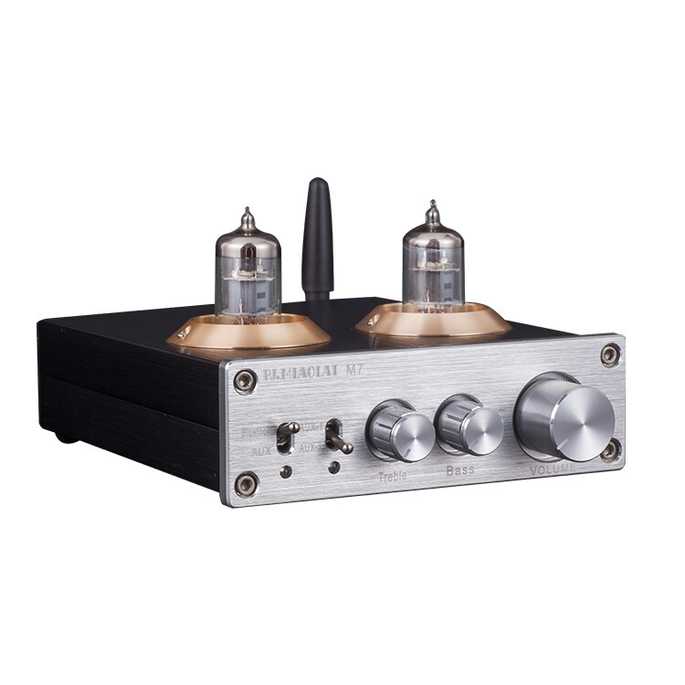 M7 tube Bluetooth bile preamp HiFi fever audio high and low sound adjustment front amplifier
