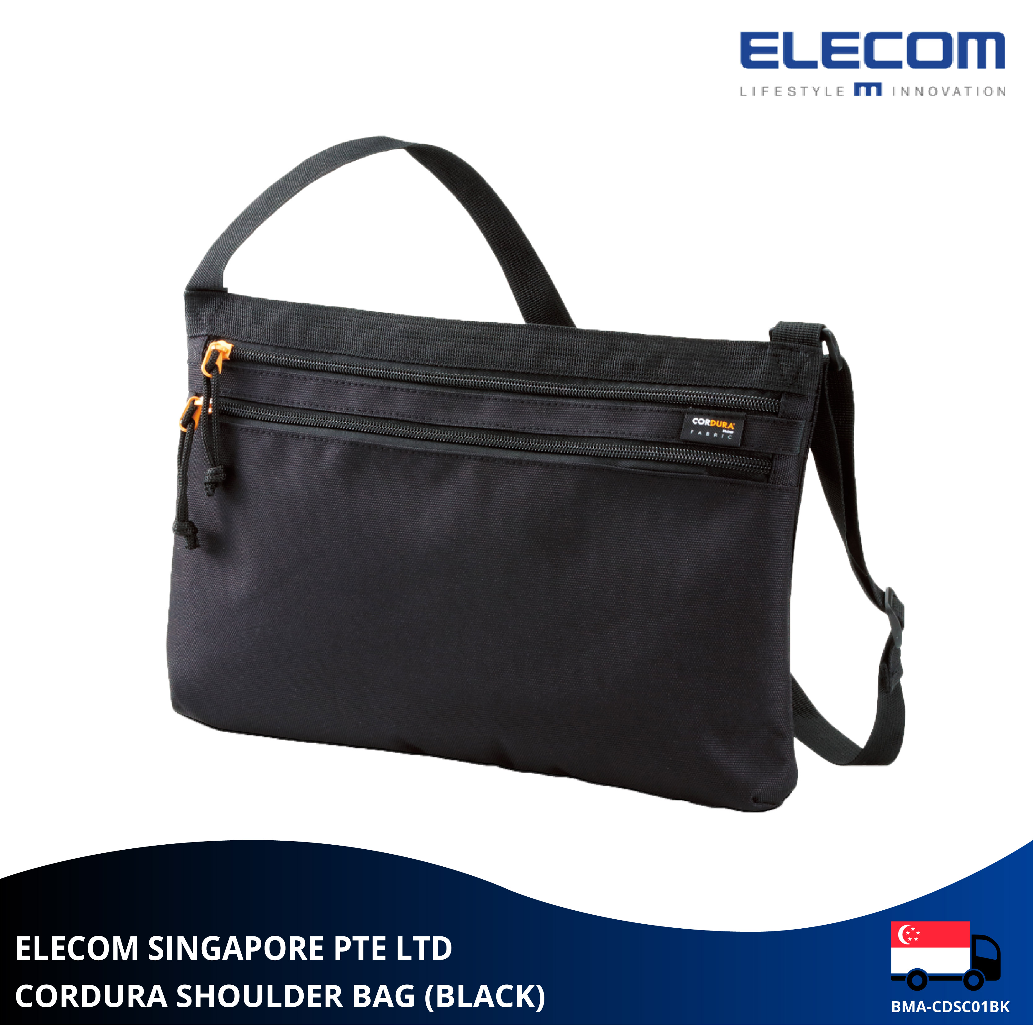 ELECOM 'CORDURA(R) SHOULDER BAG' Fashion / Casual / Sling bag / Portable