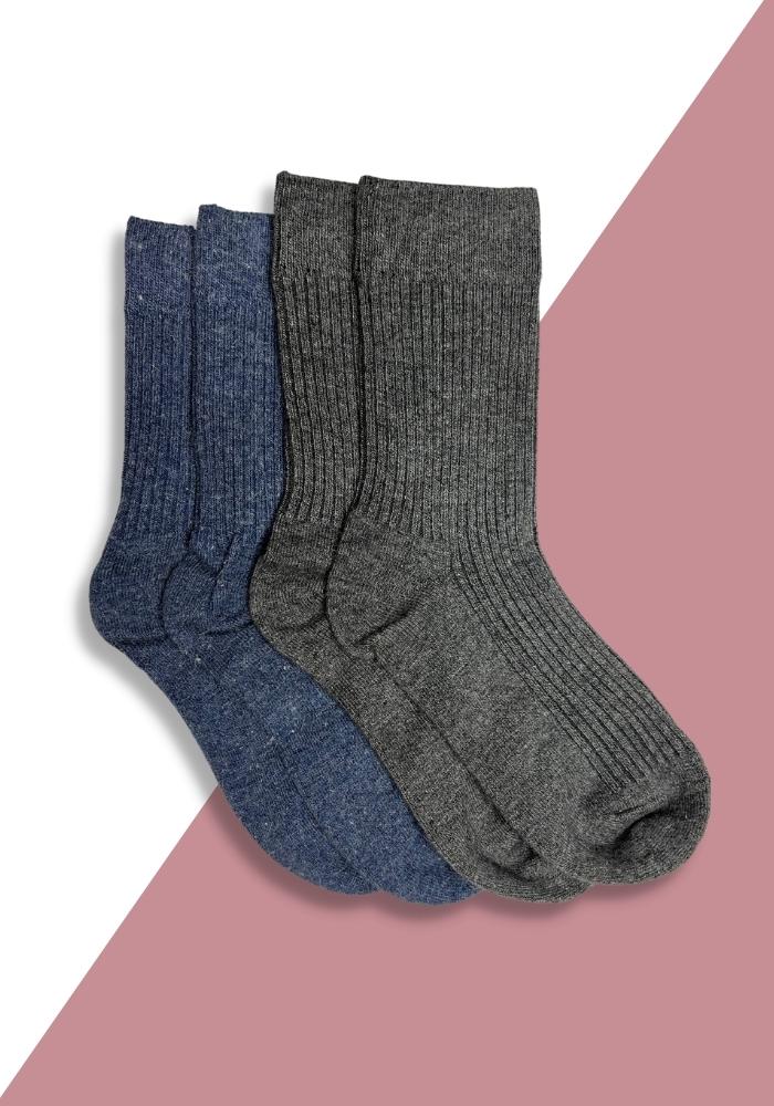 LADIES CASHMERE WOOL SOCKS THIN (5 DEGREES & ABOVE)