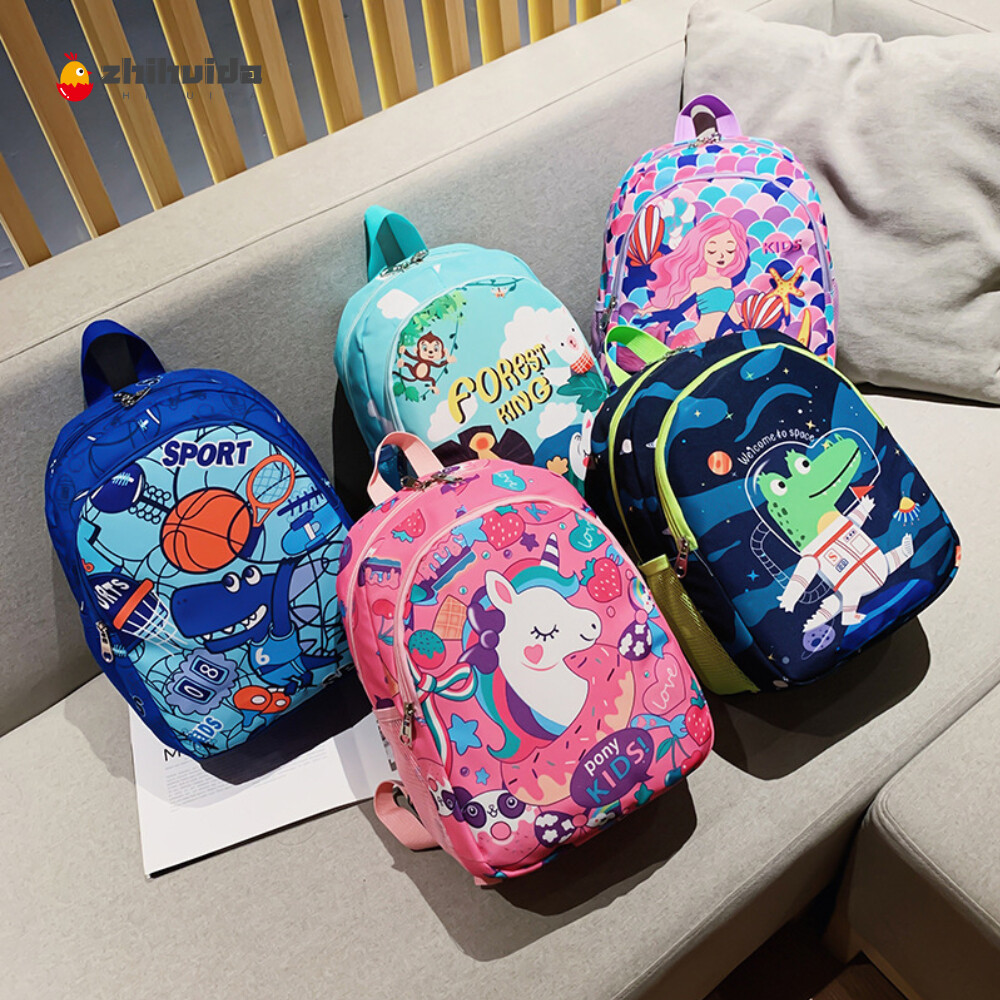 Zhihuida Children Toddler Girl Boy Preschool Backpacks Cartoon Unicorn Pattern Kids School Travel Bags