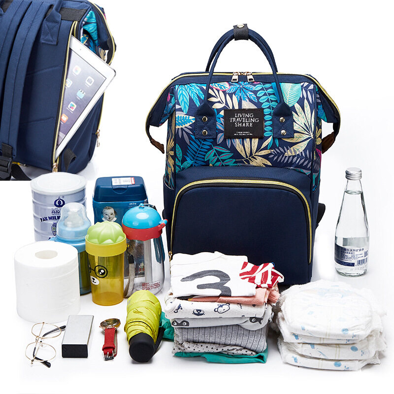 Mommy Diaper Bags Convenient Baby Nursing Bags Fashion Mother Large Capacity Travel Nappy Backpacks