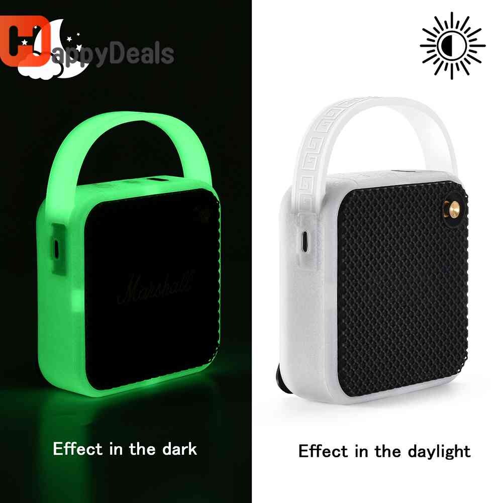 Soft Silicone Protector Sleeve Anti Scratch Lightweight Bluetooth-compatible Speaker Cover Shock Absorbing Speaker Cover Protector for Marshall Willen