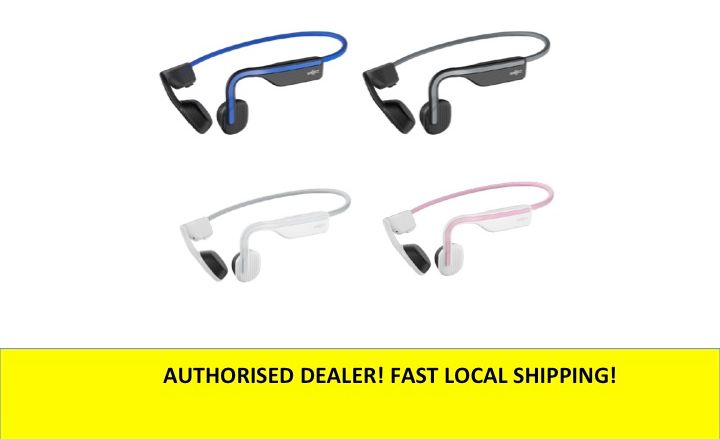 Local seller, Fast Shipping!Shokz OpenMove Bone Conduction Headphones, Built-in Mic, 6 Hours Playtime, IP55 Sweatproof & Waterproof