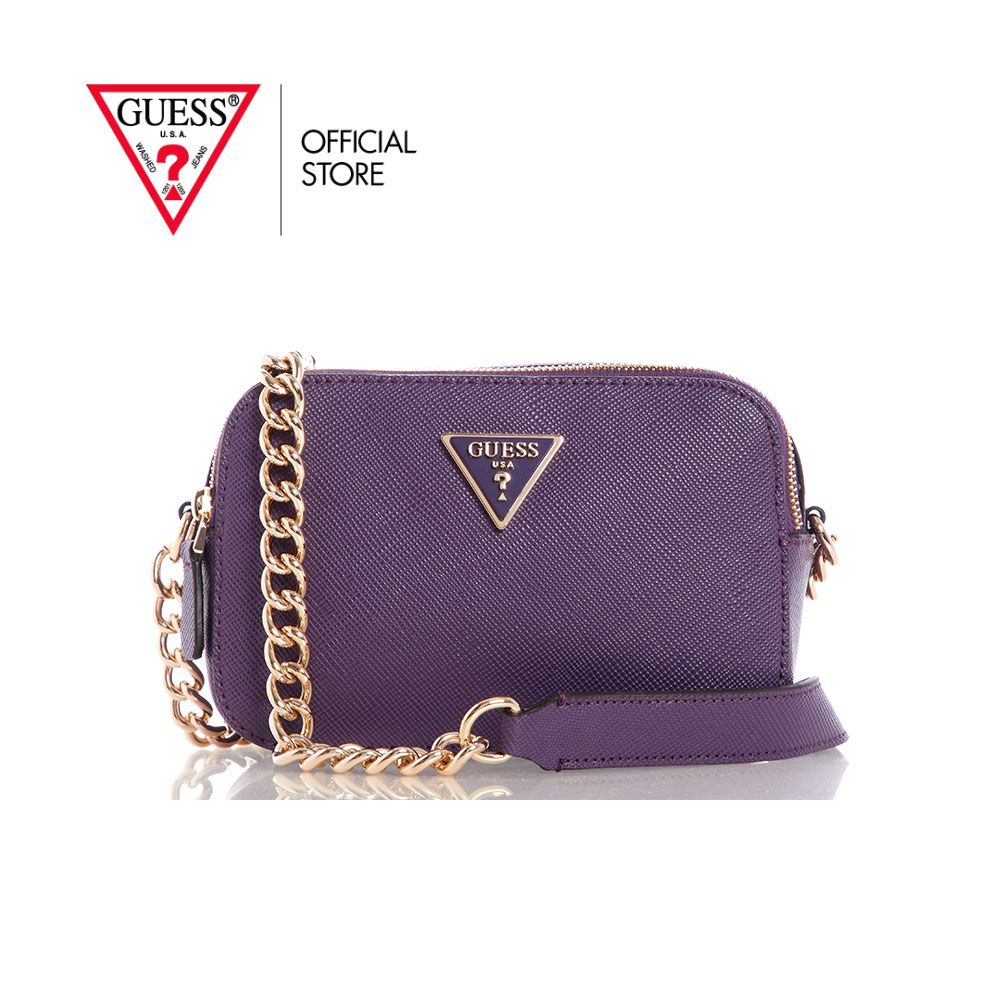 GUESS Women's Noelle Eggshell Crossbody Camera Bag