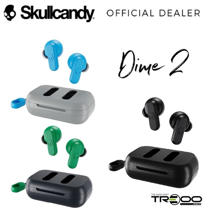 Skullcandy Dime 2 True Wireless Bluetooth In-Ear Earphones With Microphone