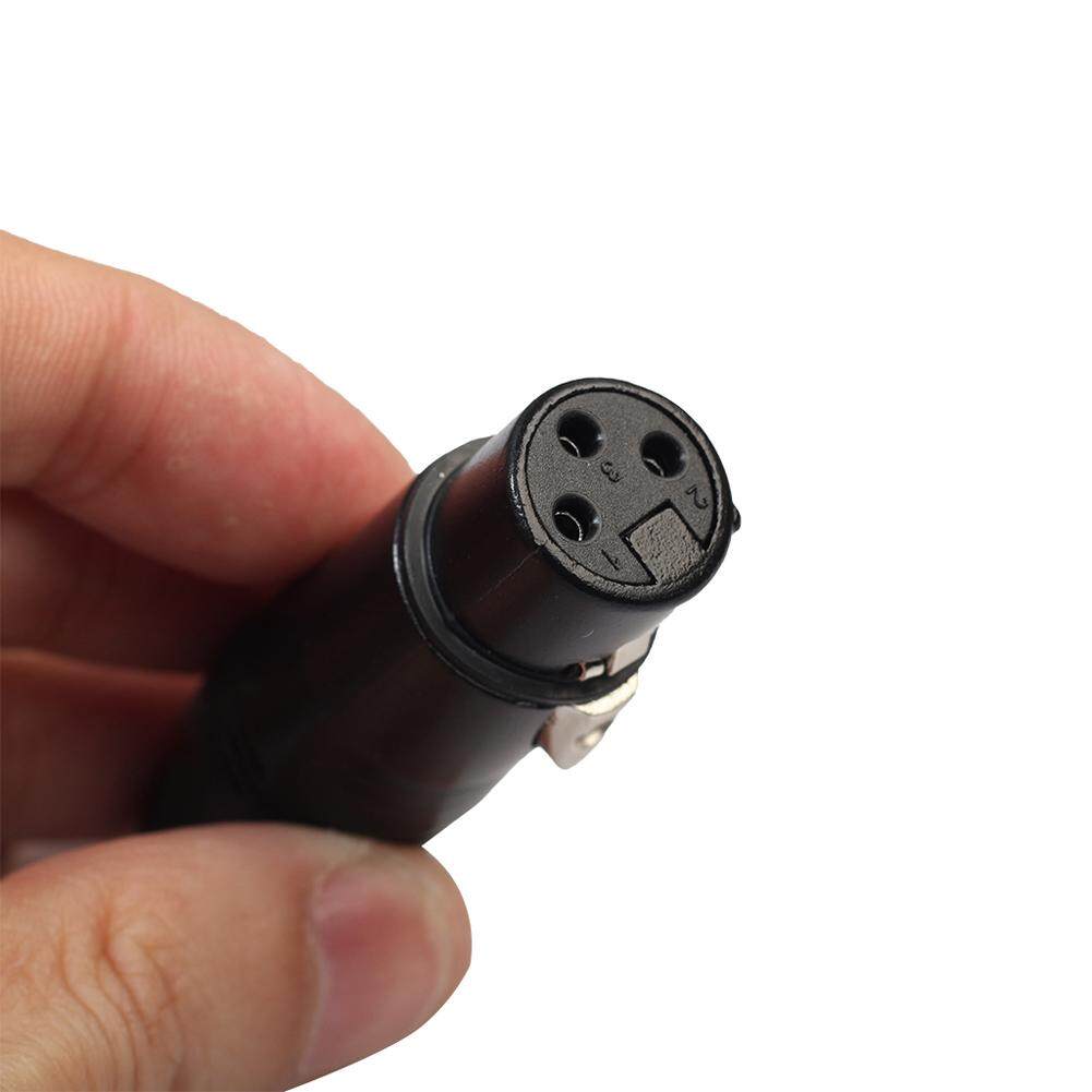 XLR 3Pin Female DIY Audio Cable Microphone Connector Full Copper Plated Zinc Alloy Case Solder Plug