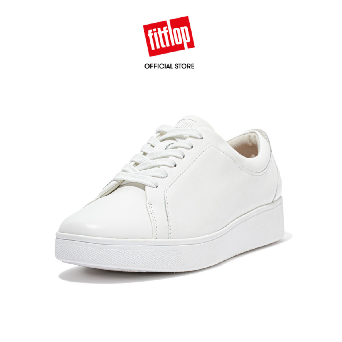 FitFlop RALLY Women's Leather Sneakers- Urban White (X22-194)