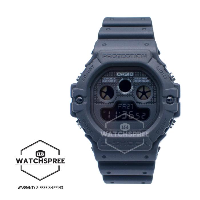 [Watchspree] Casio G-Shock Special Color Models Neoclassic Matte Black Resin Band Watch DW5900BB-1D DW-5900BB-1D DW-5900BB-1