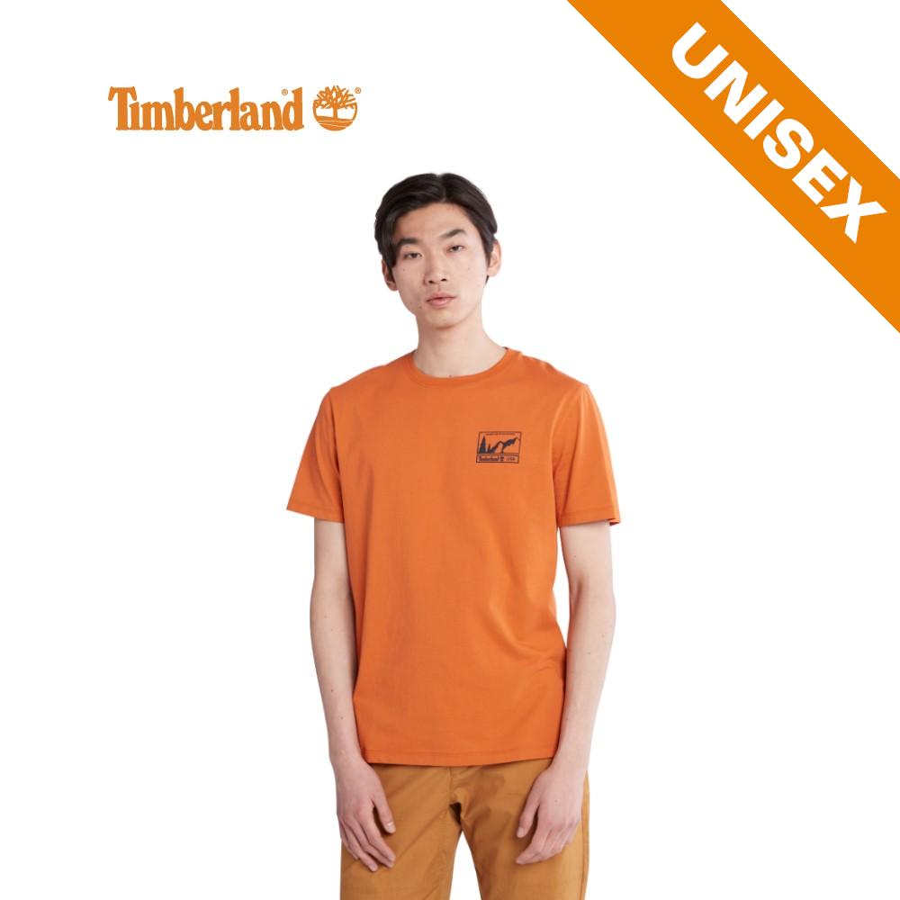 Timberland All Gender Back-Graphic T-Shirt Rust
