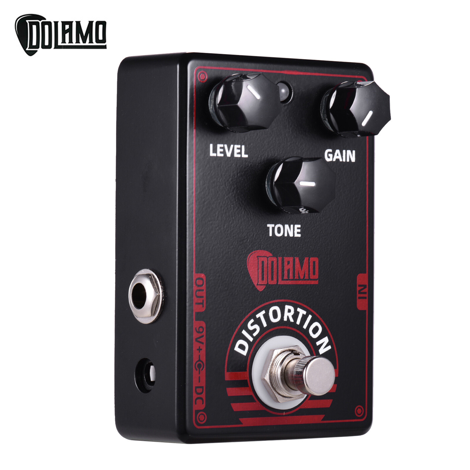 Dolamo D-4 High Gain Distortion Guitar Effect Pedal True British Style Effect Pedal with True Bypass for Electric Guitar