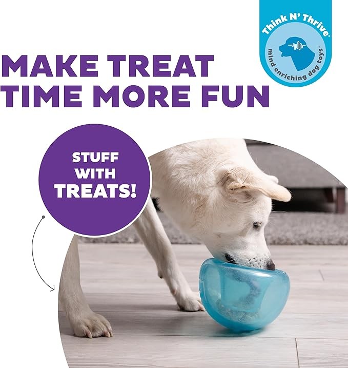 Outward Hound Snoop Interactive Treat Dispensing Dog Toy, Large, Blue